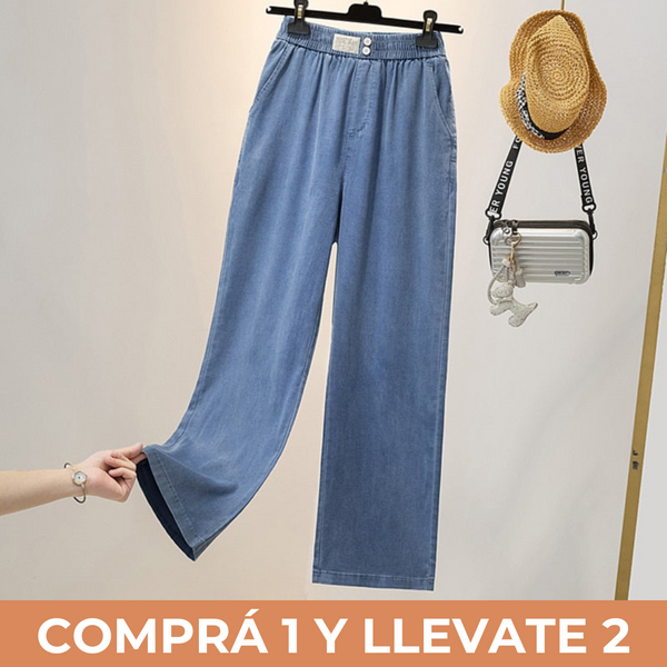 Pantalón Jean Stefan El Más Suelto y Fresco - [Comprá 1 y Llevá 2]